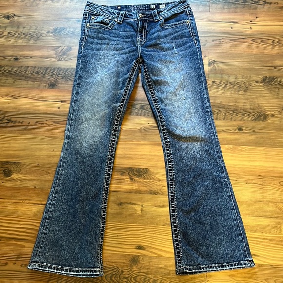 Miss Me Denim - Miss Me Mid Rise Boot Cut Jeans Size 31
